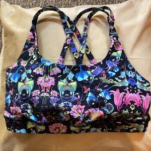 Lululemon Energy Bra - Flowerscope Black Multi